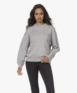 Filippa K Soft Sport Tencel Mix Sweatshirt - Lichtgrijs -Mode Kleding 220706 10d4518f ab3d 411f 91c3 974b394b84ef