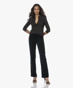 Majestic Filatures Superwashed Jersey Blouse - Antraciet Mêlee -Mode Kleding 220706 8e0b51a7 d65b 4804 a362 bf73dd7dbbb2