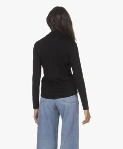 Majestic Filatures Superwashed Jersey Blouse - Zwart -Mode Kleding 220707 0654bf32 1efe 4244 887f 4a51ef126139