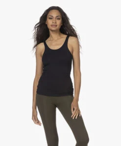 Filippa K Soft Sport Deep Back Tanktop - Zwart