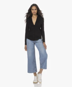 Majestic Filatures Superwashed Jersey Blouse - Zwart -Mode Kleding 220707 b3920df9 cb50 47c8 b13b efc5b374b2cb