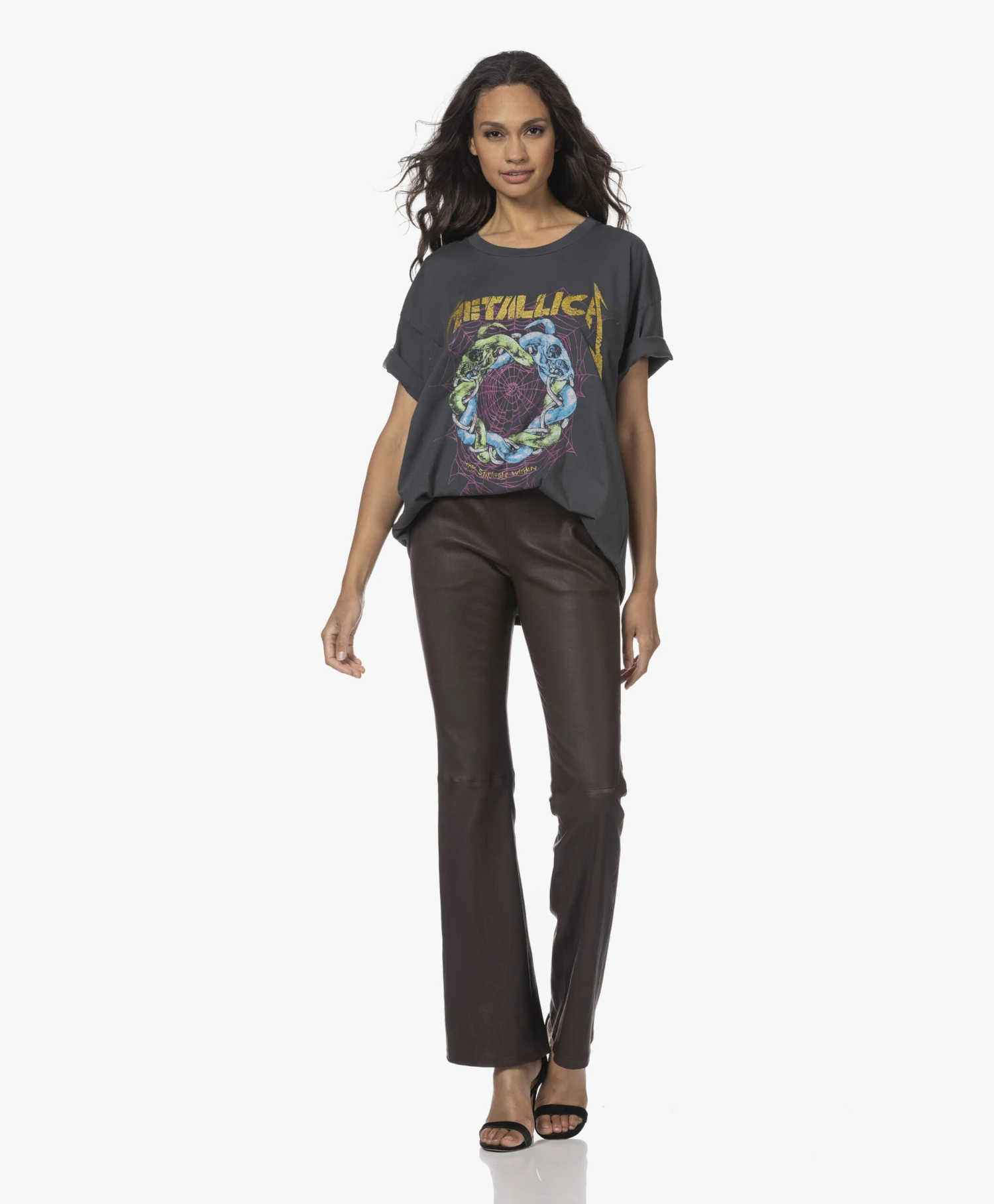 Daydreamer Metallica The Struggle Within Merch T-Shirt - Vintage Black 9 Daydreamer Metallica The Struggle Within Merch T-Shirt - Vintage Black - Afbeelding 9