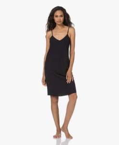 Japantky Lanka Tech Jersey Onderjurk - Diepzwart