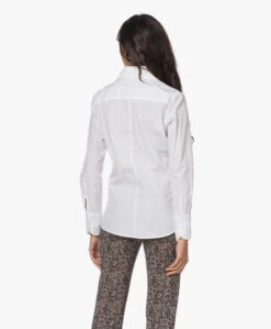 Neeve The Felice Getailleerde Overhemdblouse - Crispy White -Mode Kleding 220727 479ea3be 8df2 4781 9a58 9a9281448acc