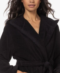 Skin Hamam Spa Badjas Met Capuchon - Zwart -Mode Kleding 220804 01e3454c b99d 4895 ab54 08c2d41bccc3