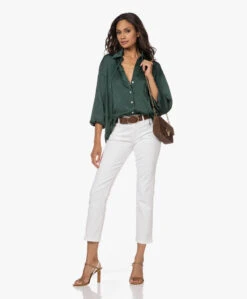 Frame Le High Straight Cropped Jeans - Wit -Mode Kleding 220809 c4c57e8b a241 4045 a736 14359c5cba7c