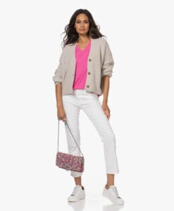 Frame Le High Straight Cropped Jeans - Wit -Mode Kleding 220809 d6dcffde 28dc 4e29 90e2 8b89b5592056