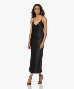 Joseph Clea Zijde-Satijnen Slip Dress - Zwart -Mode Kleding 220811 65f899b8 df15 47bd 88ca 694a36b925d9