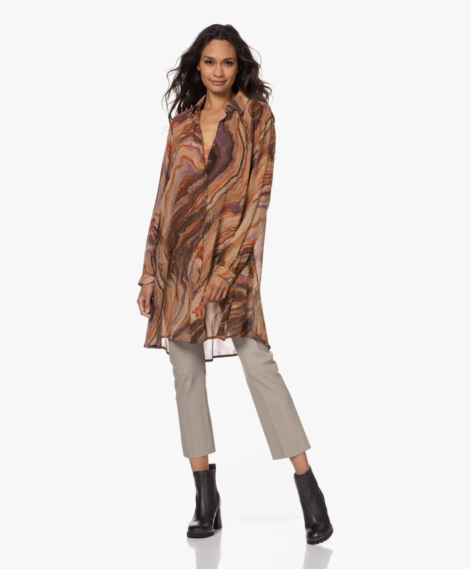 See By Chloé Leren Chelsea Boots Met Hak - Zwart 10 See By Chloé Leren Chelsea Boots Met Hak - Zwart - Afbeelding 10