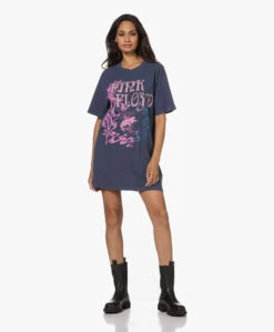 Daydreamer Pink Floyd Animals T-Shirt Jurk - Vintage Navy -Mode Kleding 220824 d12a4db8 a534 4adb ad8f 18594b79e699