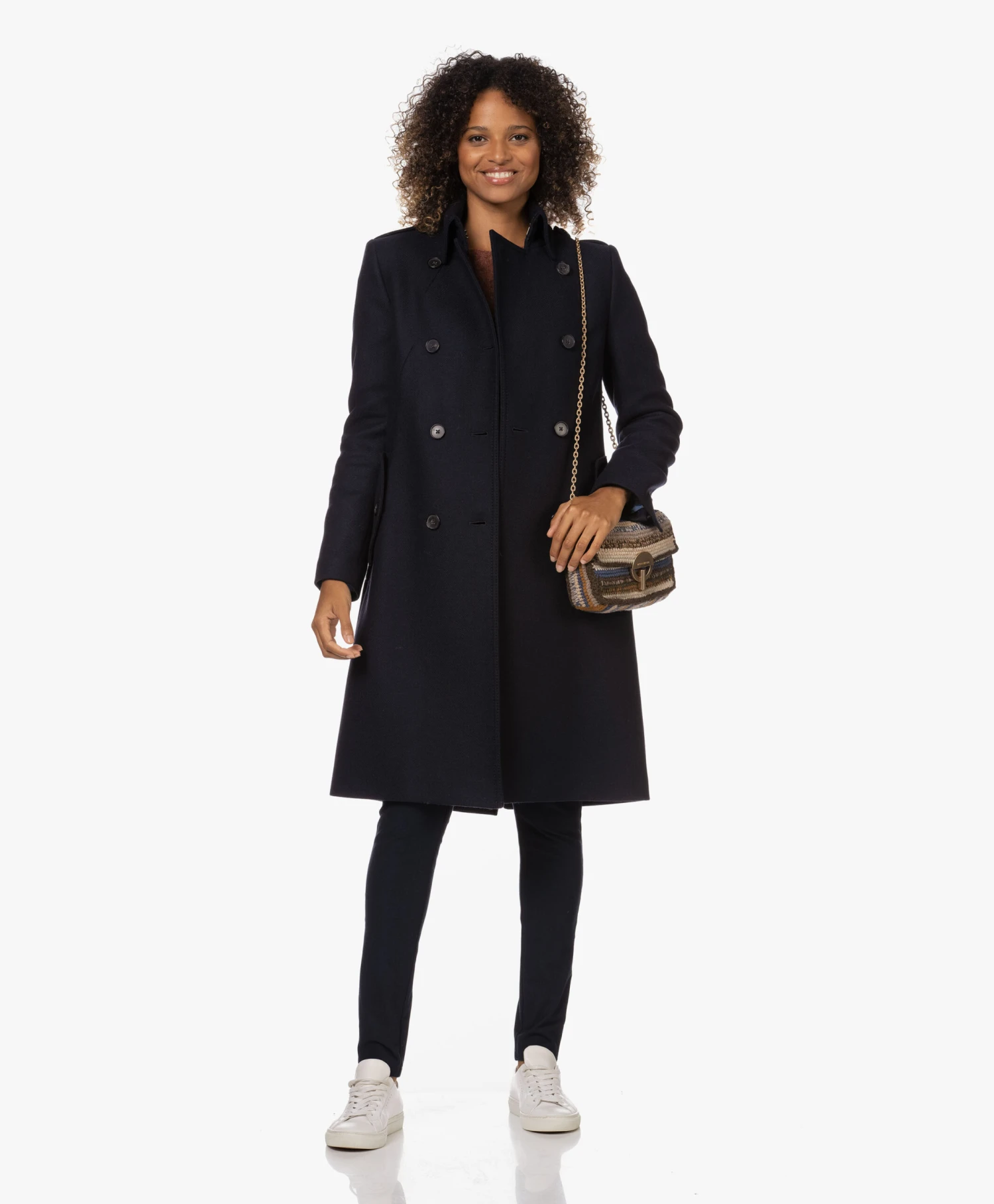 Joseph Gabardine Stretch Legging - Navy 2 Joseph Gabardine Stretch Legging - Navy - Afbeelding 2