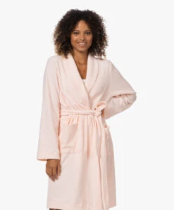 Hanro Robe Selection Fleece Pluche Badjas - Tender Rose -Mode Kleding 220830 62c4a822 56eb 4944 b9a3 025e4000254b