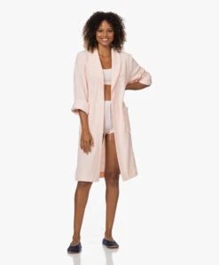 Hanro Robe Selection Fleece Pluche Badjas - Tender Rose -Mode Kleding 220830 bbed3358 ac06 4fa4 ab1b e021b23bf8fd