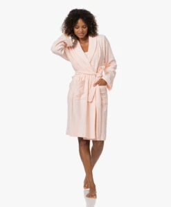 Hanro Robe Selection Fleece Pluche Badjas - Tender Rose