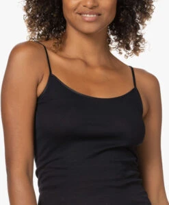 Hanro Cotton Seamless R-Hals Spaghetti Top - Zwart -Mode Kleding 220831 6a8364e9 1d0c 4ef5 b579 29a514765ccf
