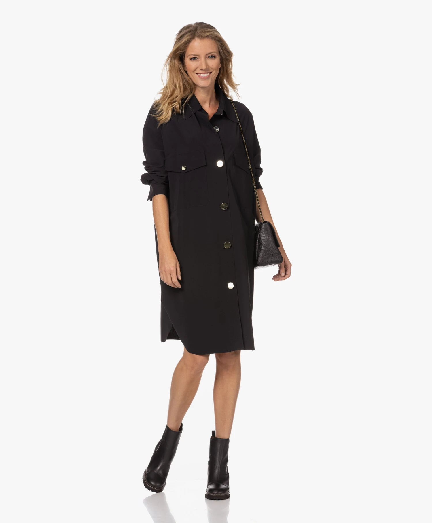 See By Chloé Leren Chelsea Boots Met Hak - Zwart 6 See By Chloé Leren Chelsea Boots Met Hak - Zwart - Afbeelding 6