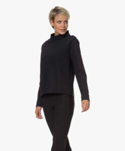 Japantky Také Tech Jersey Colshirt - Diepzwart -Mode Kleding 220928 0c5fb145 d22d 4f46 89a3 e8e5a5ebe214