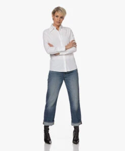 Neeve The Felice Getailleerde Overhemdblouse - Crispy White -Mode Kleding 220928 945acd59 69af 4f55 a264 d789e1684829