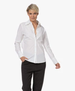 Neeve The Felice Getailleerde Overhemdblouse - Crispy White -Mode Kleding 220928 98f6a7d4 0f70 461a 8b24 67fe529720cf