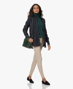 Panara Suède Instapper Met Platte Hak - Donkerblauw -Mode Kleding 220929 decb50cd f6e9 475d 856a 27d44e5af19c