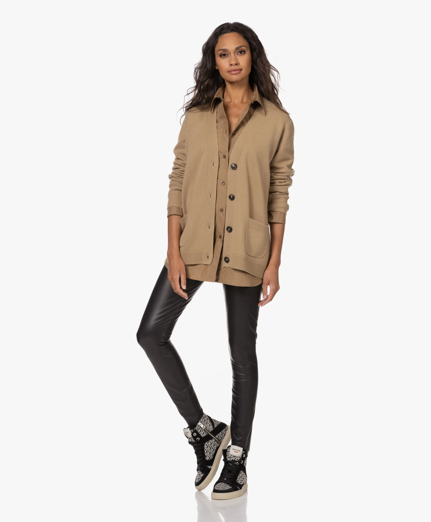 Wolford Edie Forming Vegan Leren Legging - Zwart 3 Wolford Edie Forming Vegan Leren Legging - Zwart - Afbeelding 3