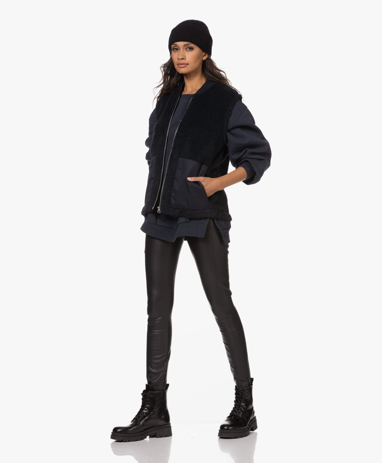 Wolford Edie Forming Vegan Leren Legging - Zwart 8 Wolford Edie Forming Vegan Leren Legging - Zwart - Afbeelding 8