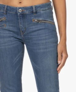 Zadig & Voltaire Ava Slim-Fit Stretch Jeans - Medium Blue -Mode Kleding 221005 7cf52748 60a8 49b4 b0fa 9c33ce4b6446