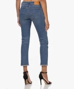 Zadig & Voltaire Ava Slim-Fit Stretch Jeans - Medium Blue -Mode Kleding 221005 d848cb39 1266 49bd ad38 f4f88cfe1366