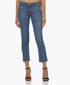 Zadig & Voltaire Ava Slim-Fit Stretch Jeans - Medium Blue