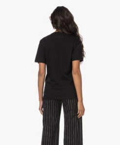 Joseph Katoenen T-Shirt Met Korte Mouwen - Zwart -Mode Kleding 221006 e95656f4 1575 4db9 9a88 902c6a558841