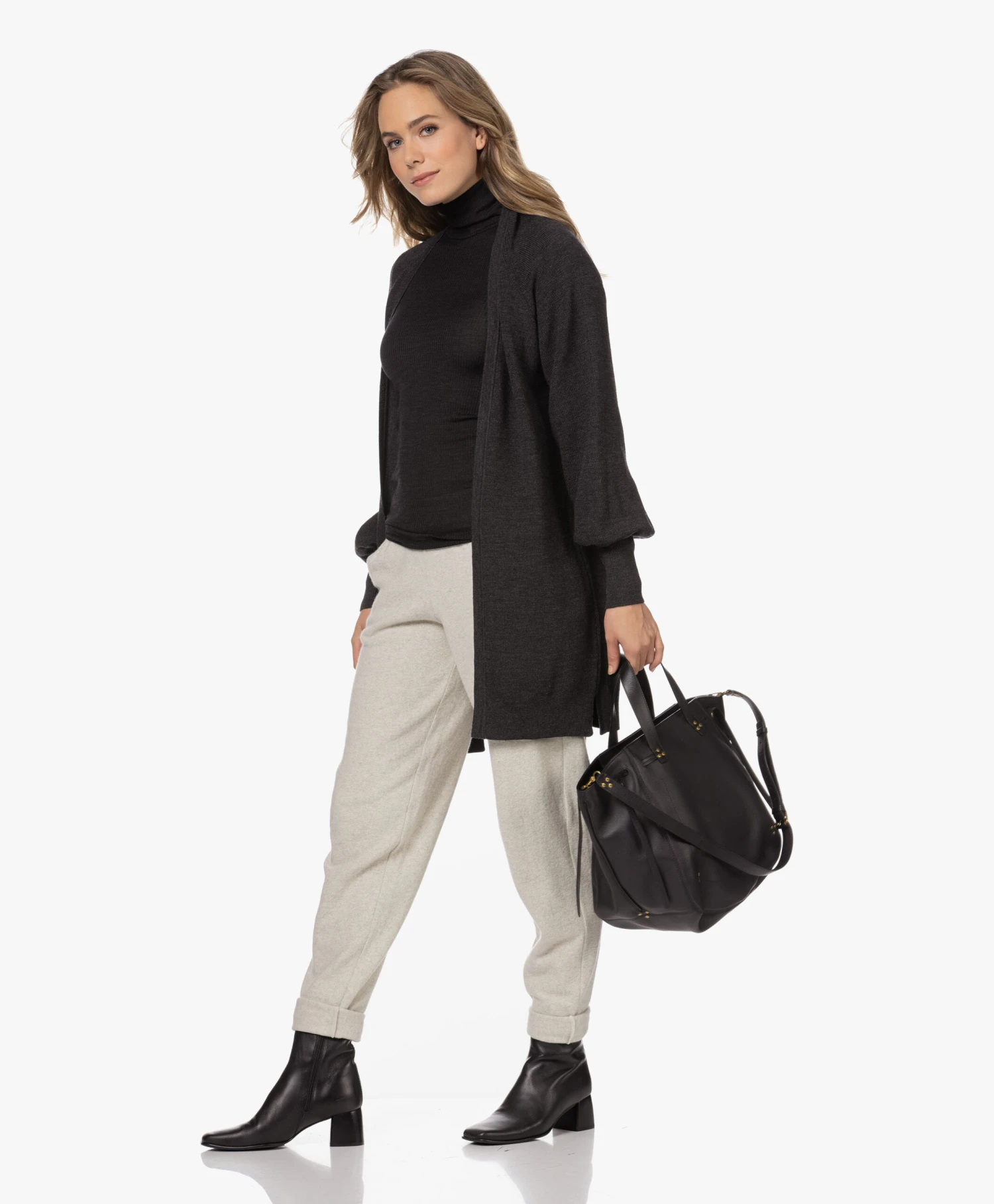 Filippa K Eileen Leren Laarzen - Zwart 2 Filippa K Eileen Leren Laarzen - Zwart - Afbeelding 2