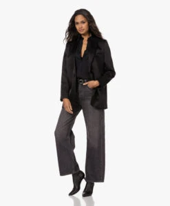 Vince Slim-Fit Stretch Zijden Blouse - Zwart -Mode Kleding 221011 2d36e836 66f2 4c6c a9f1 99b6564ff614