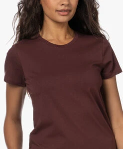 Skin Carly Pima Katoenen T-Shirt - Port -Mode Kleding 221013 db39b86b 7c2f 4dda a52d 3a8847387a34