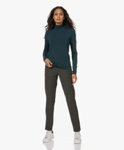 Plein Publique La Bambi Bamboe Colshirt Met Lange Mouwen - Dark Smaragd -Mode Kleding 221018 aa79ab9c d248 4a1d b23e abba6e3aea1b