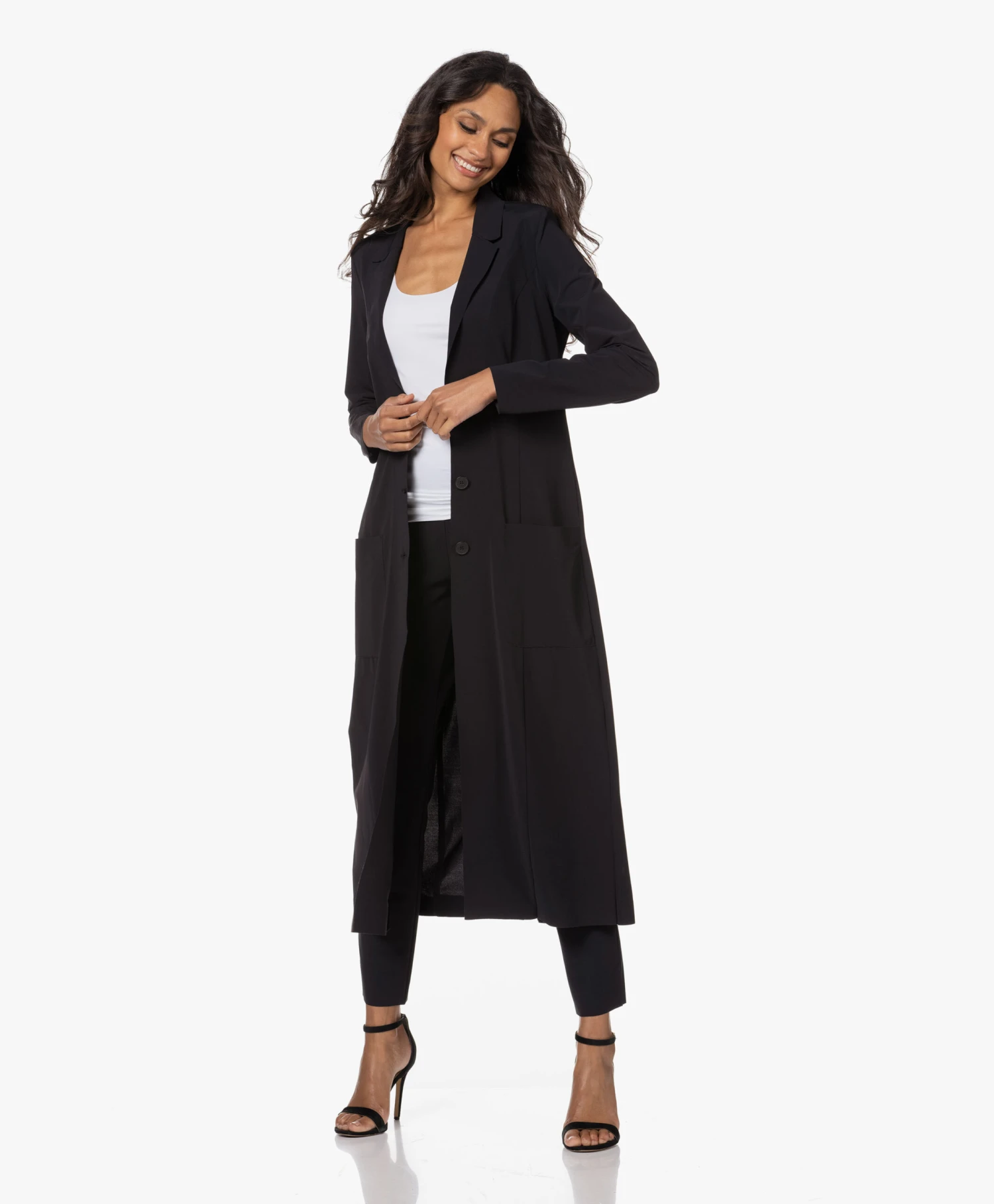 Japantky Quito Kuitlange Travel Jersey Blazer - Zwart 10 Japantky Quito Kuitlange Travel Jersey Blazer - Zwart - Afbeelding 10