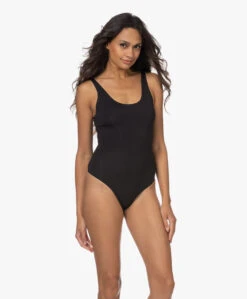 Wolford Ribjersey String Body - Zwart -Mode Kleding 221025 25e4a6ab acab 44ec 9e1c e1660120e871
