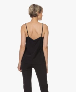 Japantky Lacy Travel Jersey Spaghettitop Met Kant - Zwart -Mode Kleding 221101 0fe248f2 5e73 4a57 8744 8447100632a6