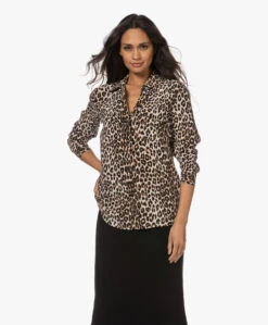 Equipment Slim Signature Gewassen Zijden Print Blouse - Natural -Mode Kleding 221107 cfa9a7b1 c5c5 42f3 9fbf 8e2be13d2aea