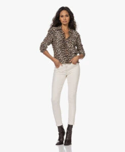 Equipment Slim Signature Gewassen Zijden Print Blouse - Natural -Mode Kleding 221110 bf3a32ab d2be 4933 a31e 346024aa5308