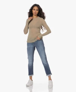 Gai+Lisva Thyra Wolmix Longsleeve - Chinchilla -Mode Kleding 221110 db543ea1 d23d 49e2 9c10 40824f151be5