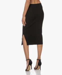 Joseph Zijdemix Rib Jersey Kokerrok - Zwart -Mode Kleding 221206 5ac5aa5b 6b07 4584 be44 e08760ef81c3