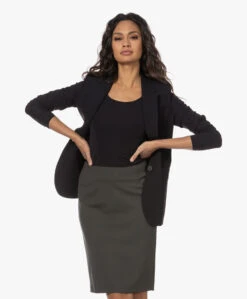 Japantky Yuu Getailleerde Blazer - Diepzwart 15 Japantky Yuu Getailleerde Blazer - Diepzwart -Mode Kleding 221206 6441e694 e775 4880 891c 2703f494c777