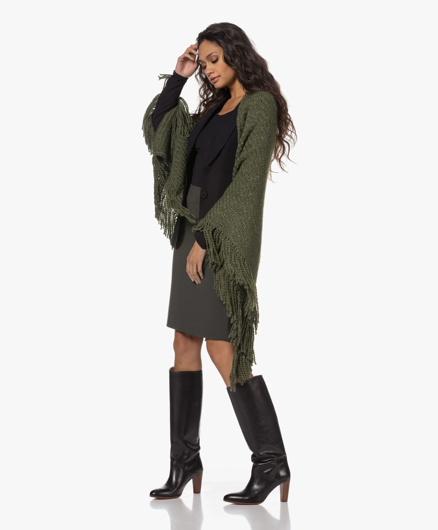 Vanessa Bruno Hoge Leren Laarzen - Zwart 9 Vanessa Bruno Hoge Leren Laarzen - Zwart - Afbeelding 9