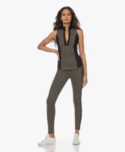 Deblon Sports Rosy Compressie Coltop - Groen/Zwart -Mode Kleding 221207 3cbd348f 6108 42e0 8580 abb986457515