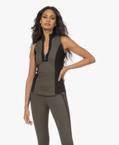 Deblon Sports Rosy Compressie Coltop - Groen/Zwart