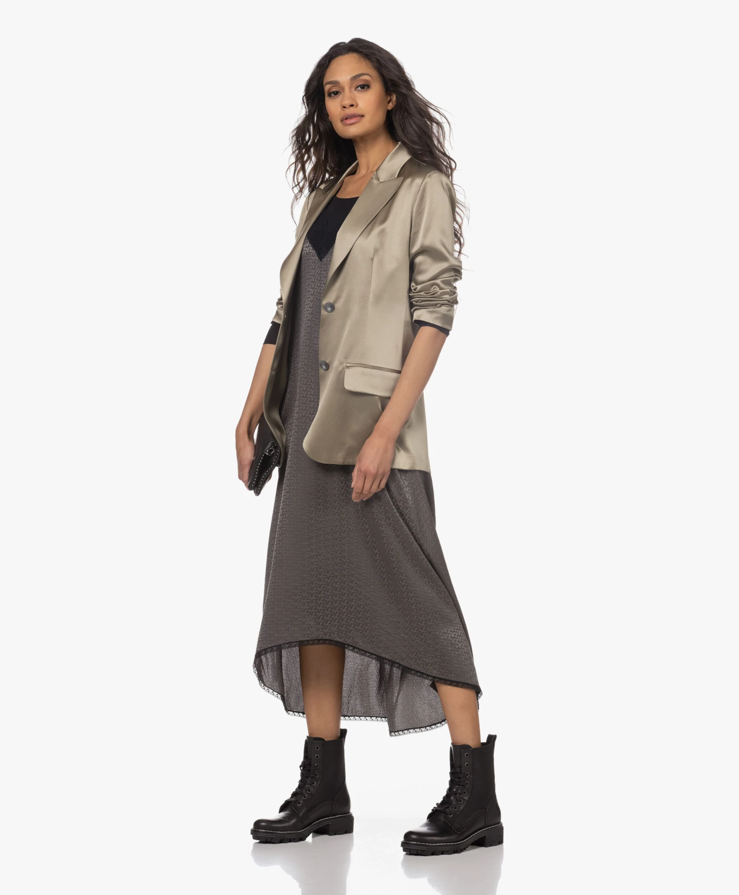 Rag & Bone Shiloh Leren Veterlaarzen - Zwart 9 Rag & Bone Shiloh Leren Veterlaarzen - Zwart - Afbeelding 9