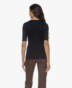 Majestic Filatures Soft Touch Ronde Hals T-Shirt - Marine -Mode Kleding 221213 e23d8903 f253 4051 9834 086546ac8cad