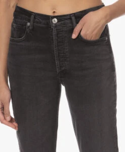 Citizens Of Humanity Charlotte Straight Jeans Met Hoge Taille - Black Ink -Mode Kleding 221220 61685093 d17c 4127 a752 6af4cec8b4d1