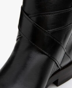 See By Chloé Lyna Leren Enkellaarzen - Zwart -Mode Kleding 227f326f a9ca 4ff9 8994 9920454377ae 189