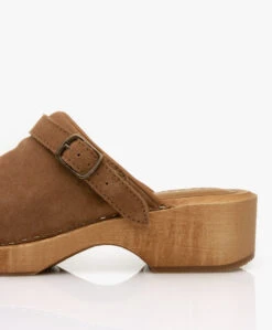 Re/Done 70S Suède En Houten Clogs - Cuoio -Mode Kleding 22eb5054 72fb 4959 a39c 1b3c4f70f778 07